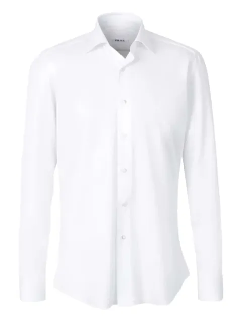 Fray long-sleeves shirt