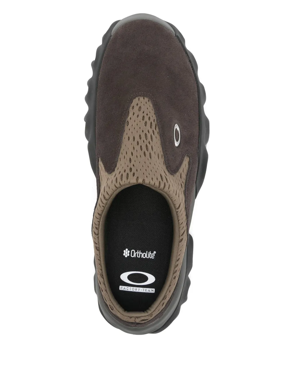 Brain Dead panelled mules Brown