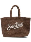 MC2 Saint Barth embroidered-logo tote bag - Brown