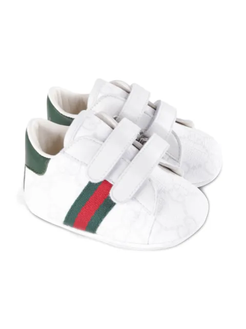 Gucci Kids Web-detail touch-strap sneakers