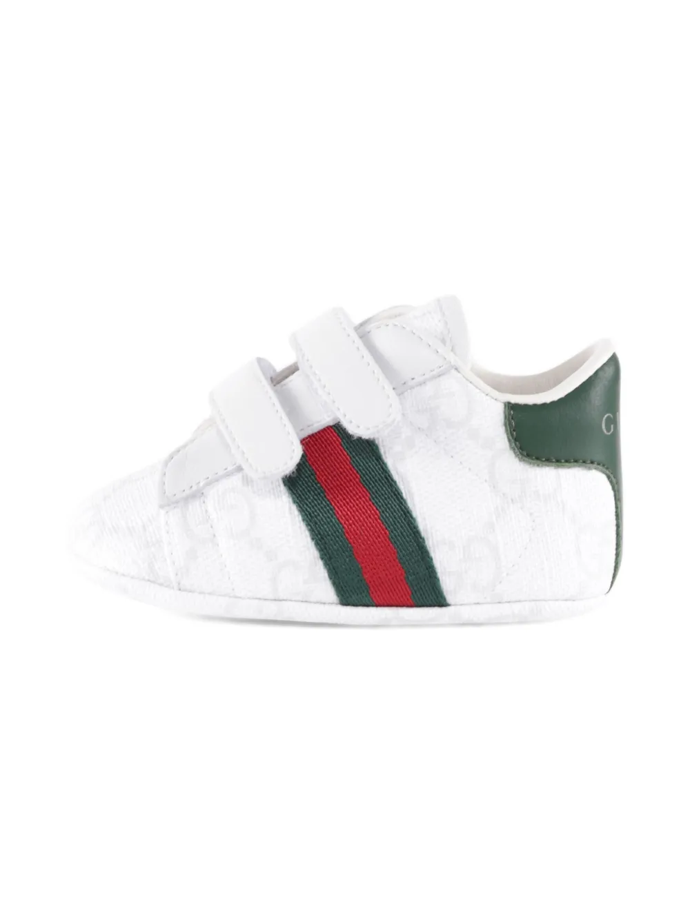 Gucci Kids Web-detail touch-strap sneakers White