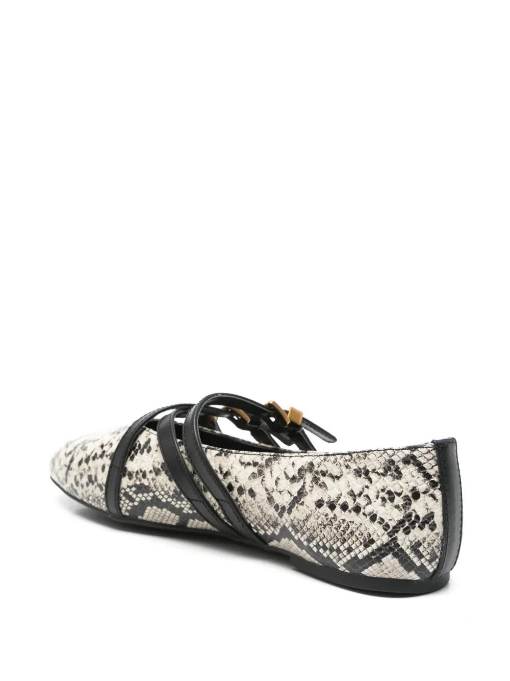 Michael Kors leather ballet flats Neutrals
