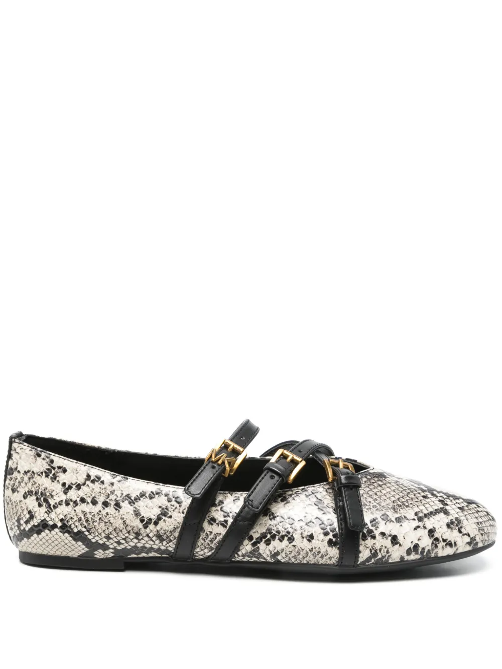 Michael Kors leather ballet flats Neutrals