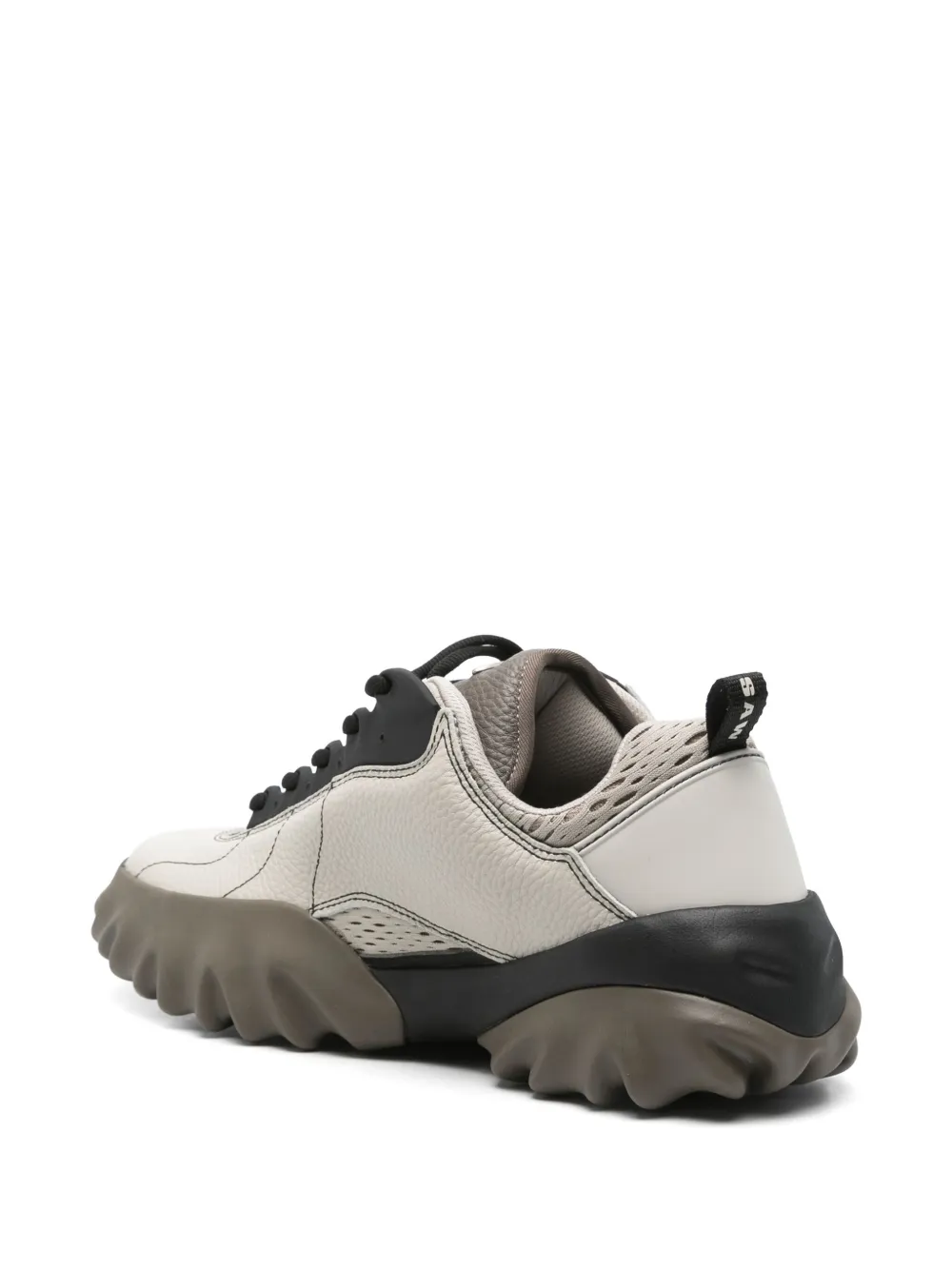 Brain Dead leather low-top sneakers Grey