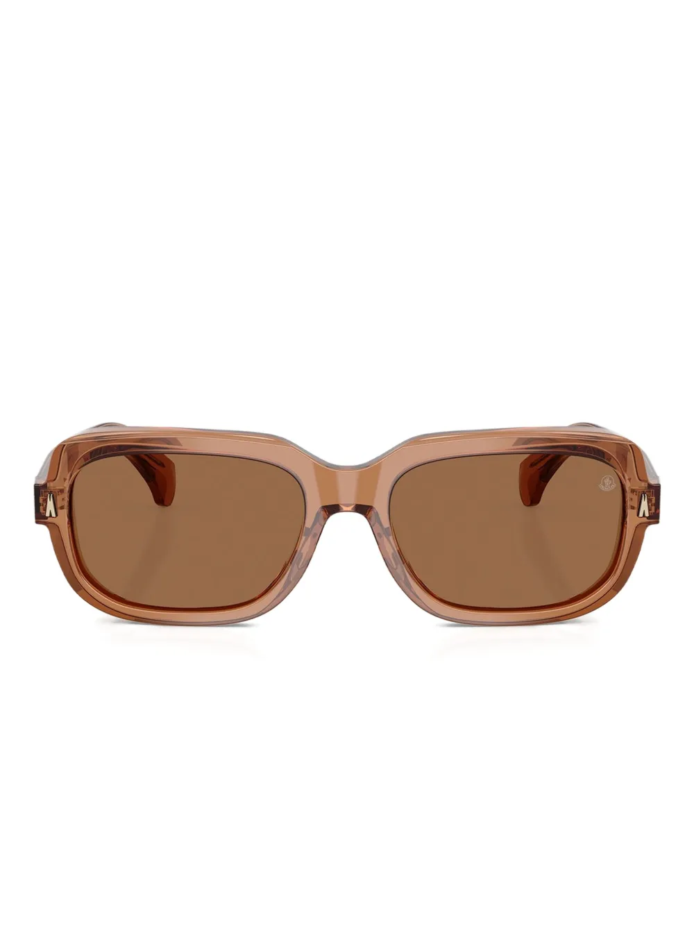 Moncler Eyewear Suntrap rectangle-frame sunglasses | Orange | Image 1