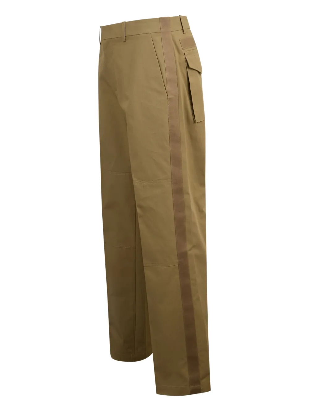 Helmut Lang Katoenen cargo broek Bruin