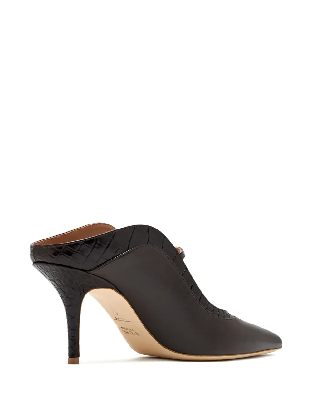 Malone Souliers pointed-toe heeled mules Brown