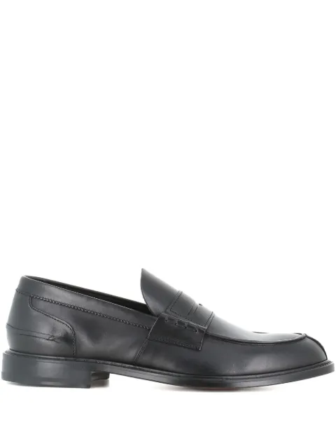 Tassinari leather penny loafers