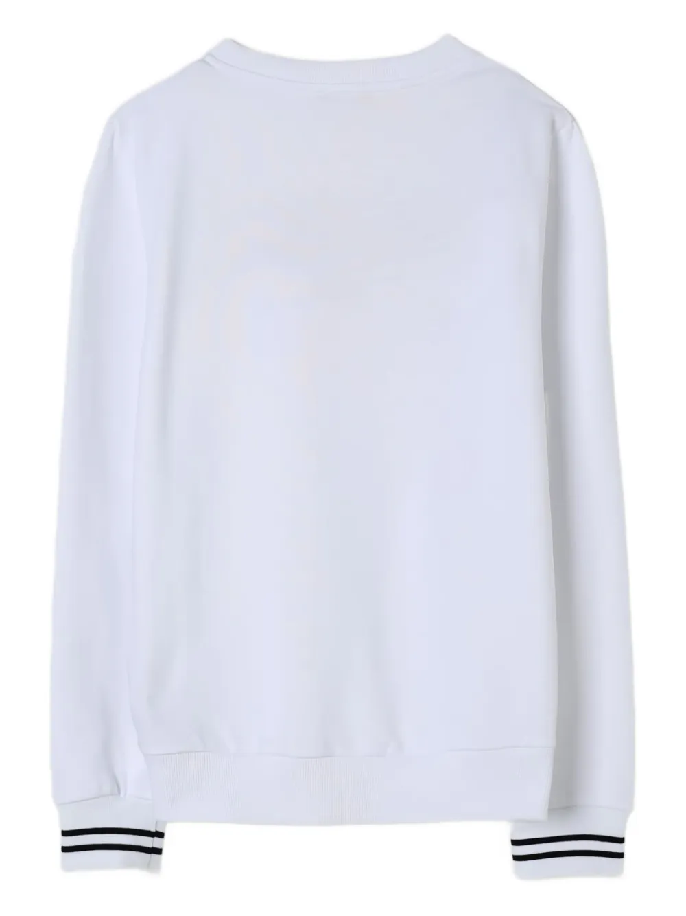 Balmain Kids Sweater met geborduurd logo Wit