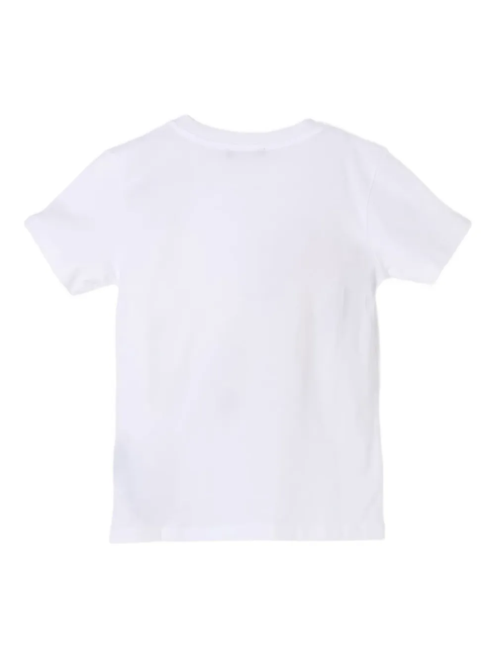 Balmain Kids T-shirt met knoop Wit