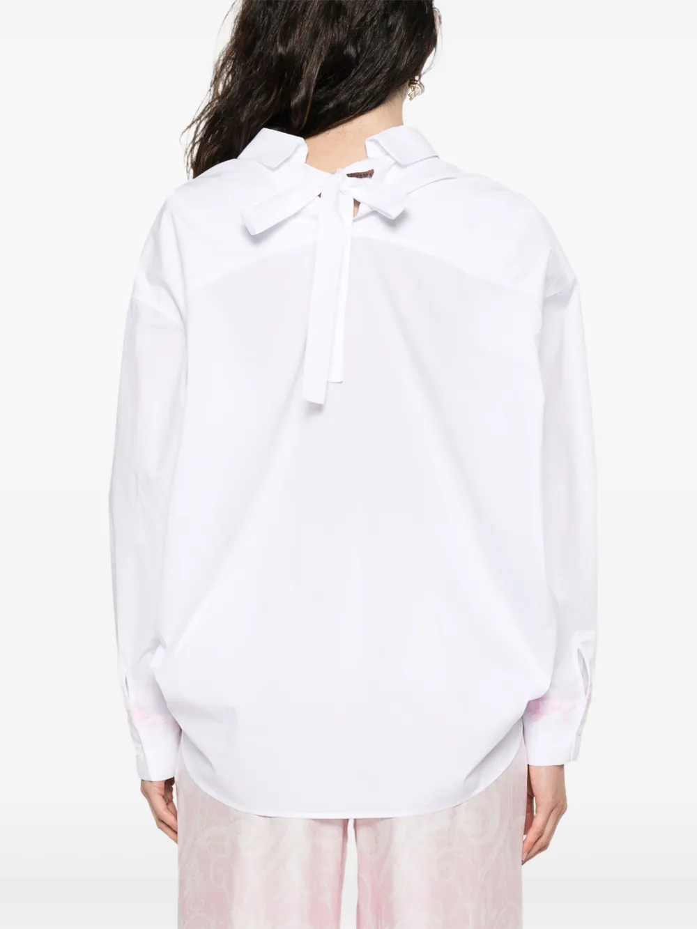 Ermanno Firenze Cotton Blouse In White