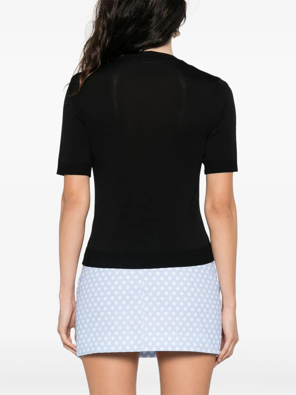 ERMANNO FIRENZE T-shirt met ronde hals Zwart
