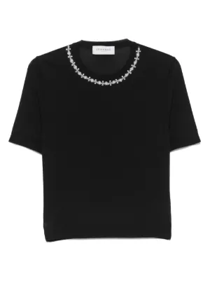 ermanno firenze/半袖ブラウス/40/コットン/ブラック/無地 ERMANNO FIRENZE for Women - Shop New Arrivals on FARFETCH