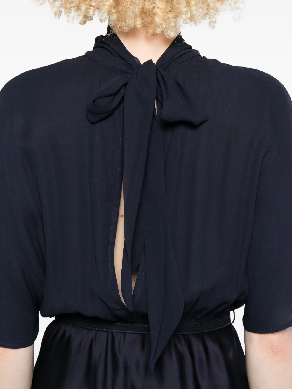 ERMANNO FIRENZE Jurk met korte mouwen Blauw