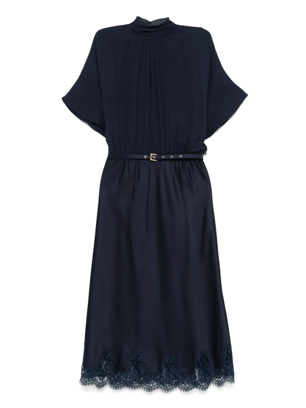 ERMANNO FIRENZE Jurk met korte mouwen Blauw