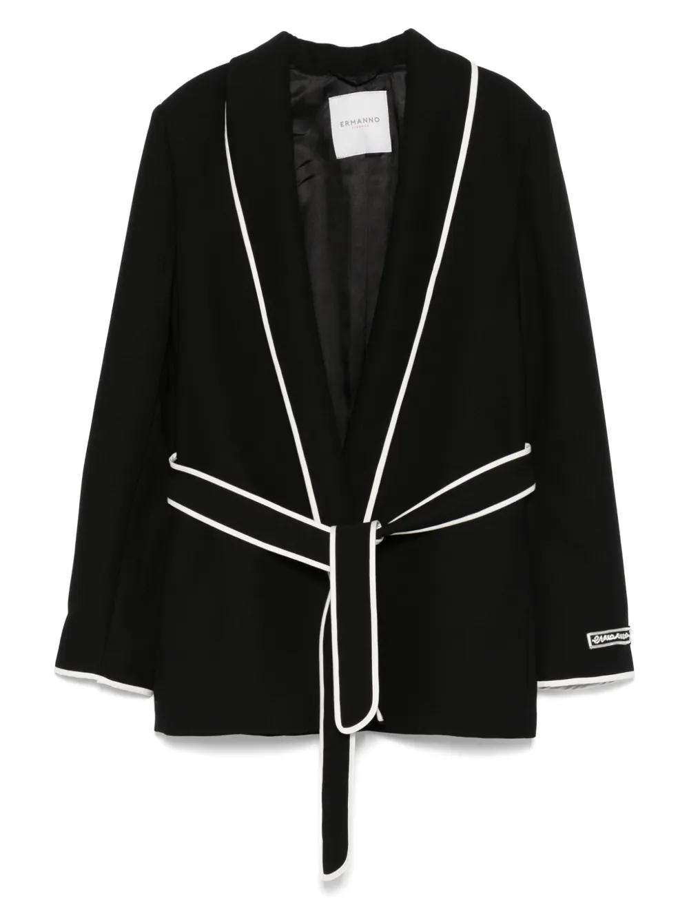 ERMANNO FIRENZE  blazer à bords contrastants | noir | Image 1