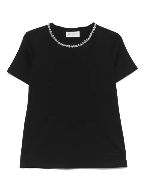 ERMANNO FIRENZE  crystal-embellished T-shirt