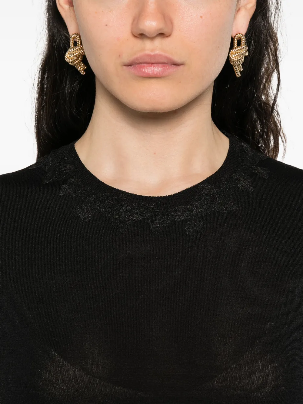 ERMANNO FIRENZE T-shirt met korte mouwen Zwart