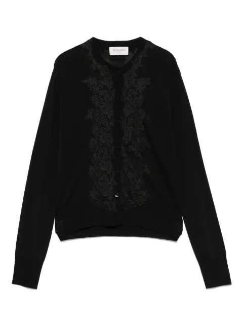 ERMANNO FIRENZE  embroidered-lace cardigan