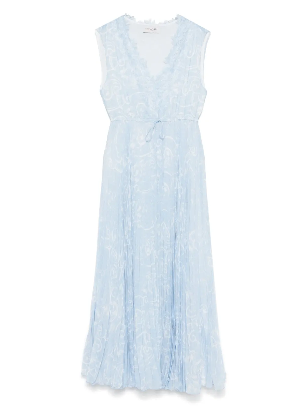 ERMANNO FIRENZE Maxi-jurk met kant Blauw