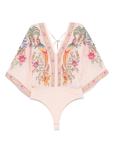 FARM Rio embroidered bodysuit