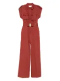Elie Saab cotton jumpsuit - Red
