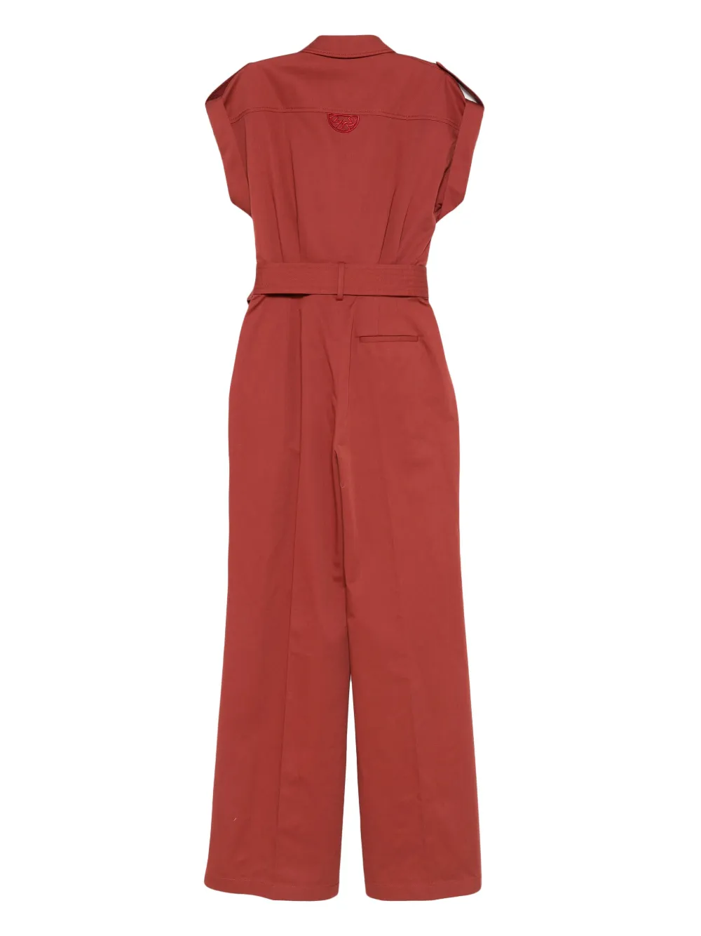 Elie Saab Katoenen jumpsuit - Rood