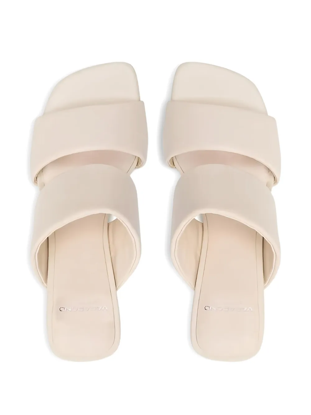 VAGABOND double-strap square-toe sandals Neutrals