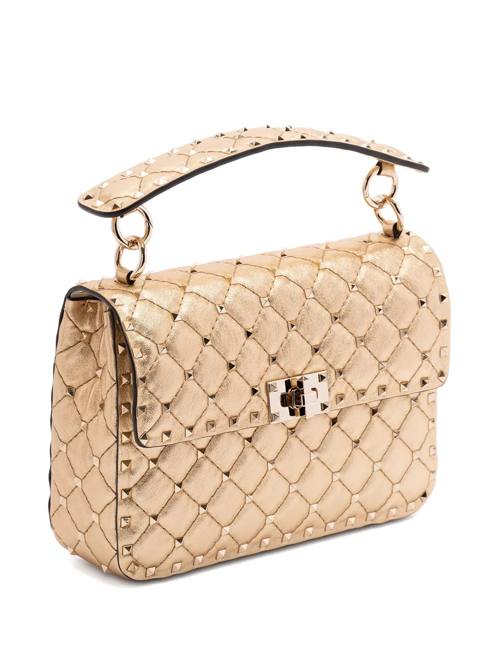 Valentino Garavani Rockstud Spike schoudertas Beige