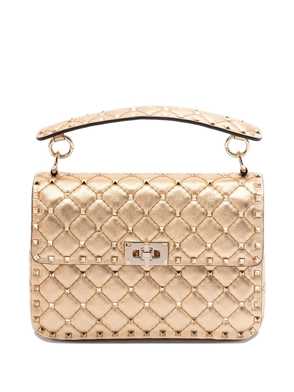Valentino Garavani Rockstud Spike shoulder bag Beige