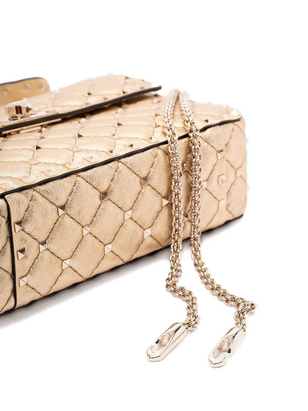 Valentino Garavani Rockstud Spike schoudertas Beige