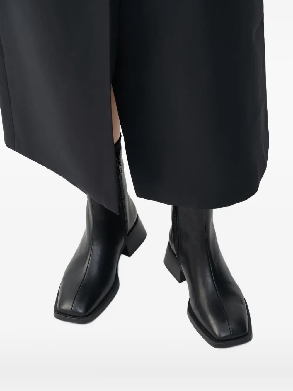 VAGABOND Blanca square-toe block-heel boots Black