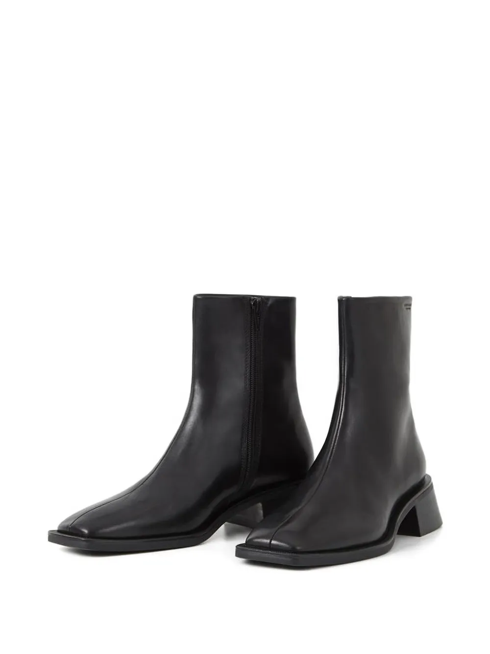 VAGABOND Blanca square-toe block-heel boots Black