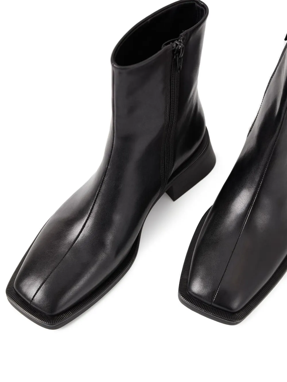 VAGABOND Blanca square-toe block-heel boots Black