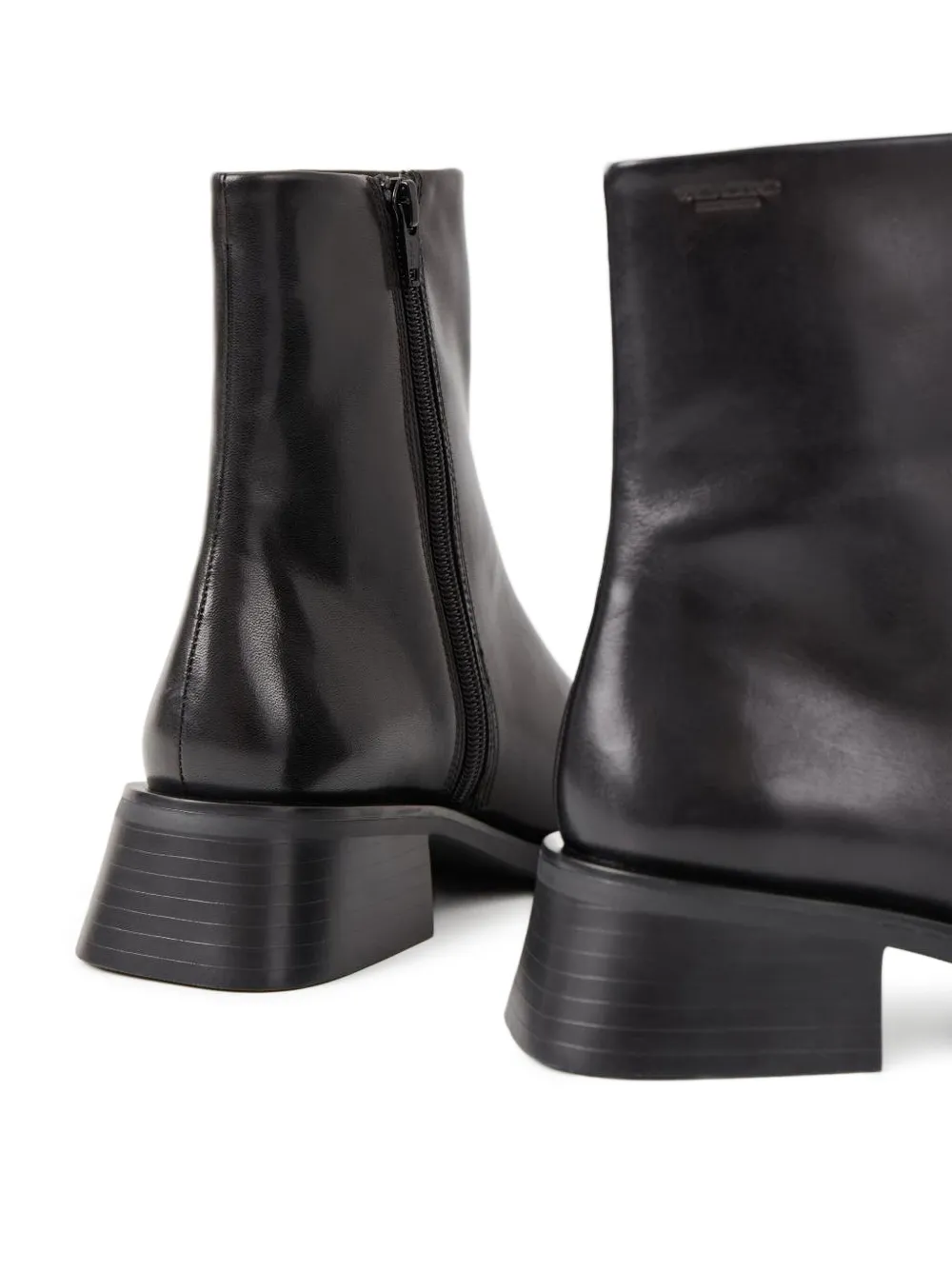 VAGABOND Blanca square-toe block-heel boots Black