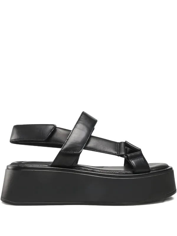 VAGABOND Courtney Platform Leather Sandals Black FARFETCH