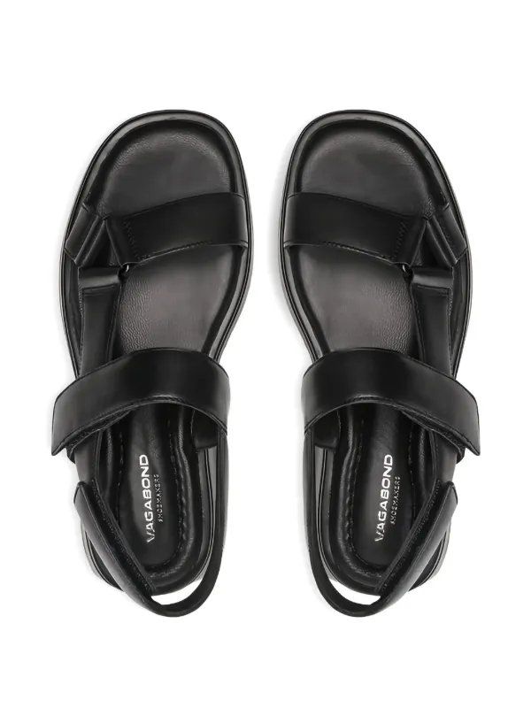VAGABOND Courtney Platform Leather Sandals | Black | FARFETCH