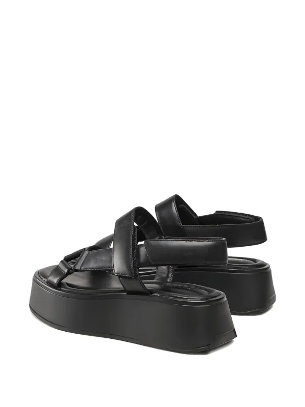 VAGABOND Courtney Platform Leather Sandals Black FARFETCH