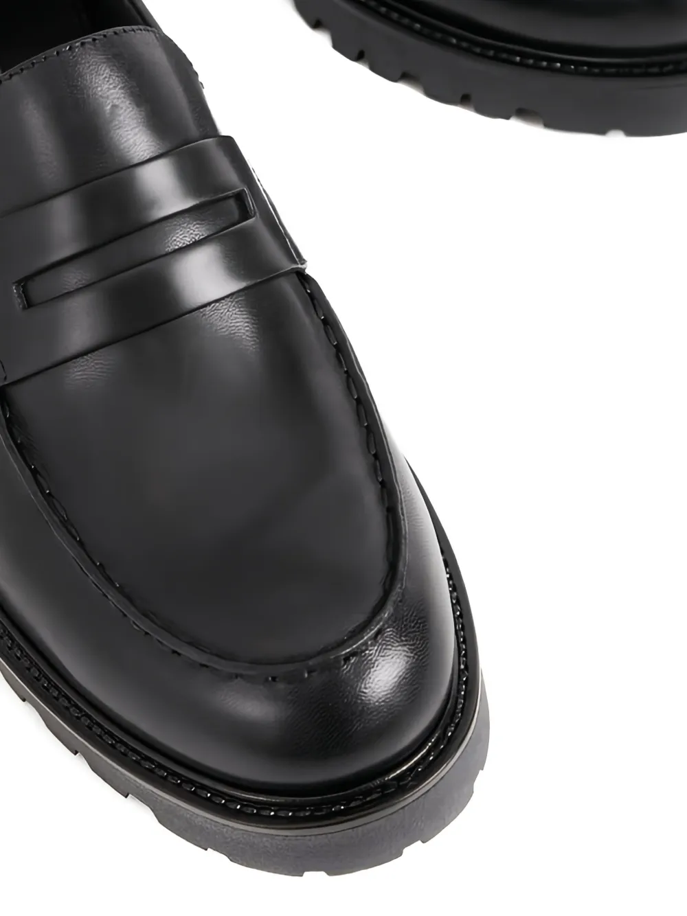 VAGABOND Kenova penny leather loafers Black