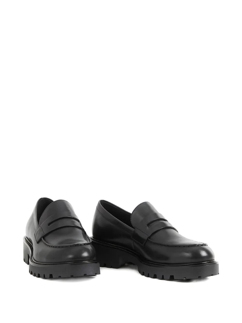 VAGABOND Kenova penny leather loafers Black