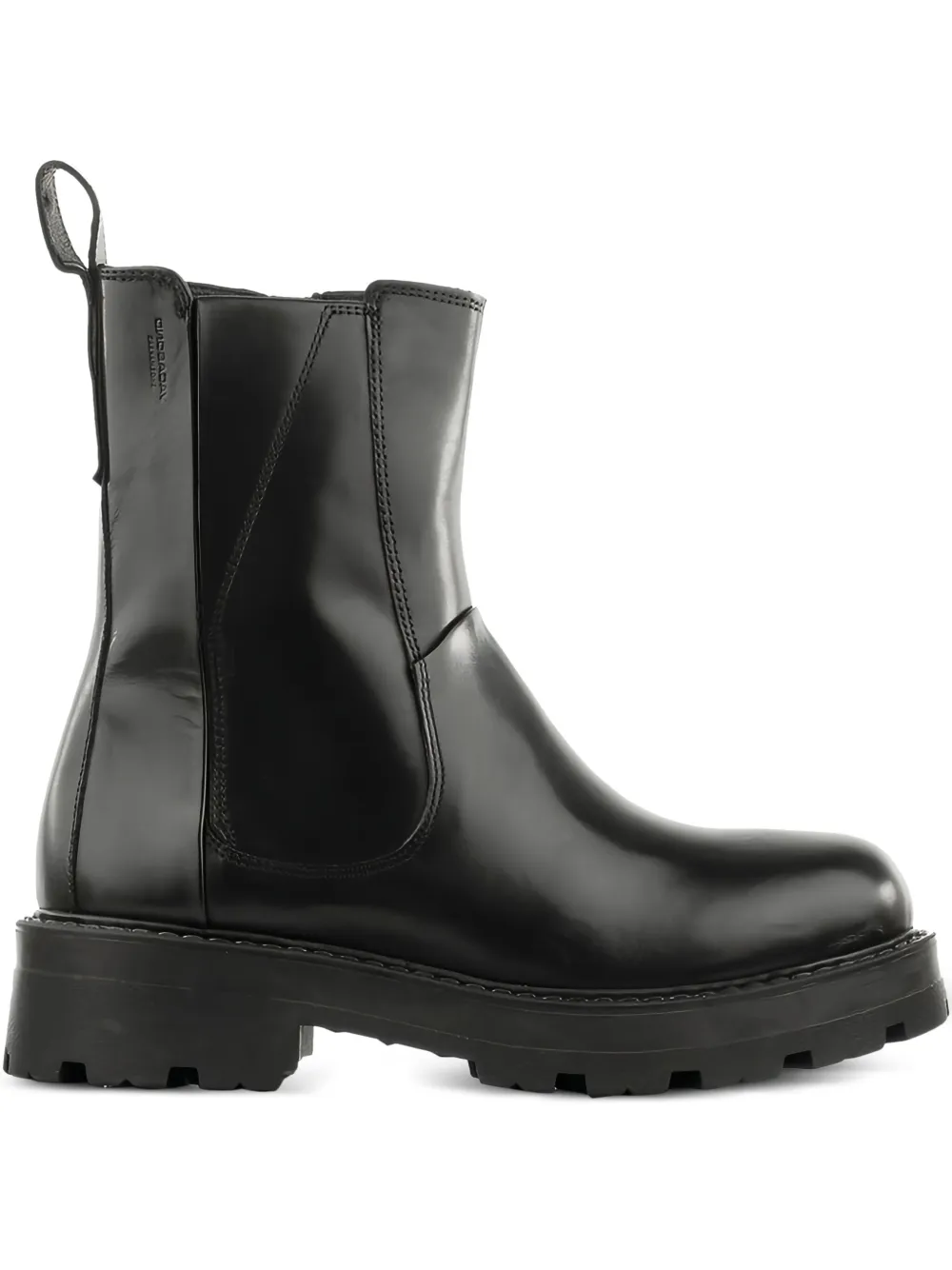 VAGABOND Cosmo 2.0 zip-detail platform boots | Black | Image 1