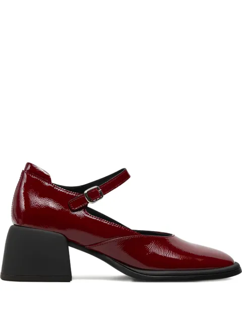 VAGABOND 55mm Ansie patent-leather buckle pumps