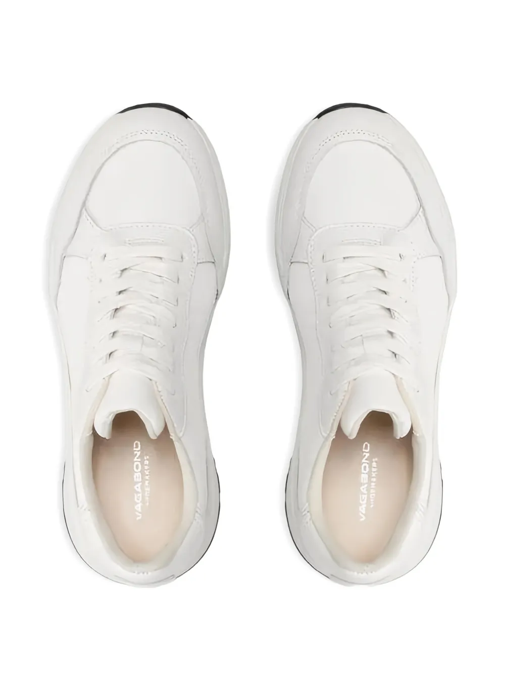 VAGABOND Janessa lace-up platform sneakers White