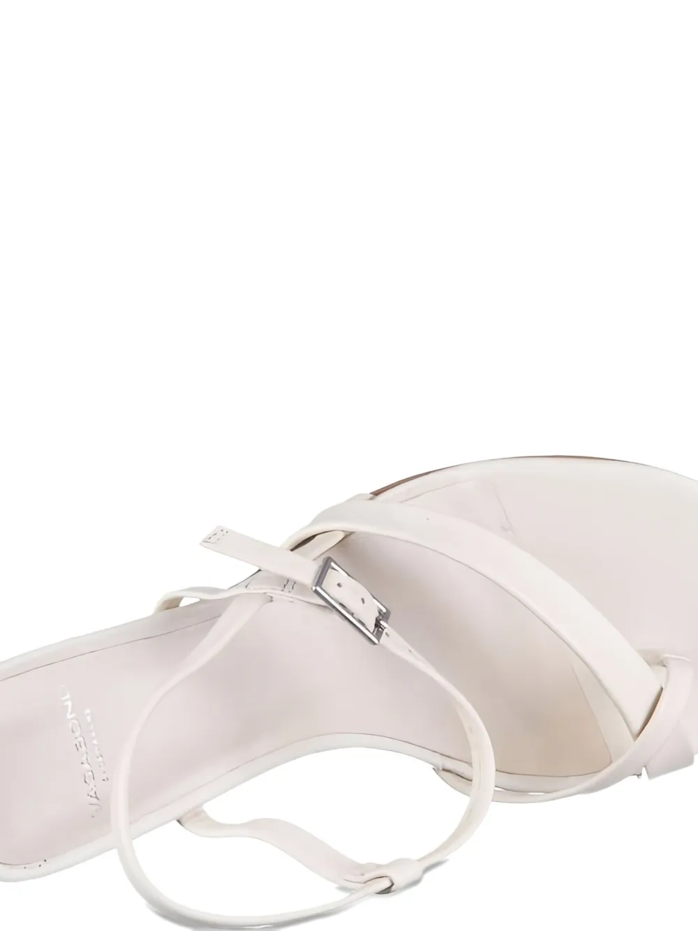 VAGABOND Luisa buckle-ankle-strap heeled sandals White