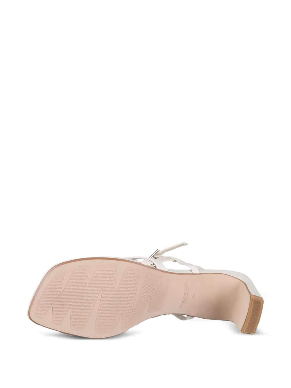 VAGABOND Luisa buckle-ankle-strap heeled sandals White