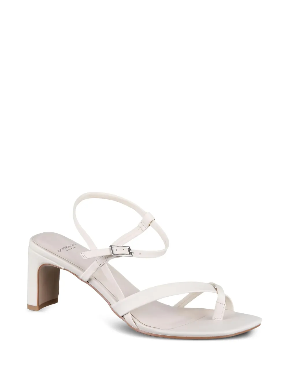 VAGABOND Luisa buckle-ankle-strap heeled sandals White