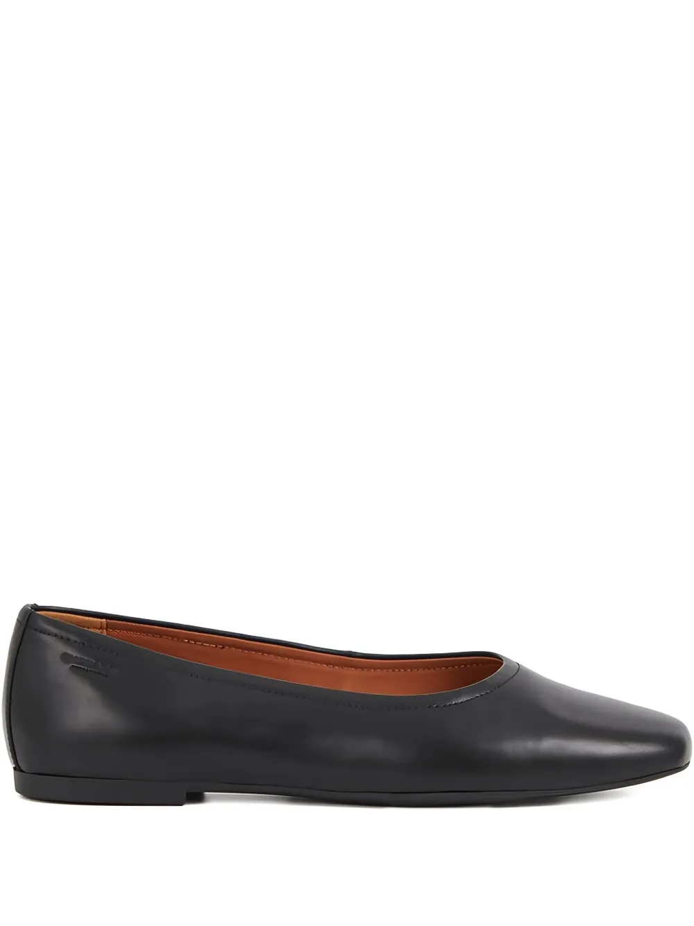 VAGABOND Jolin square-toe ballet flats | Black | Image 1