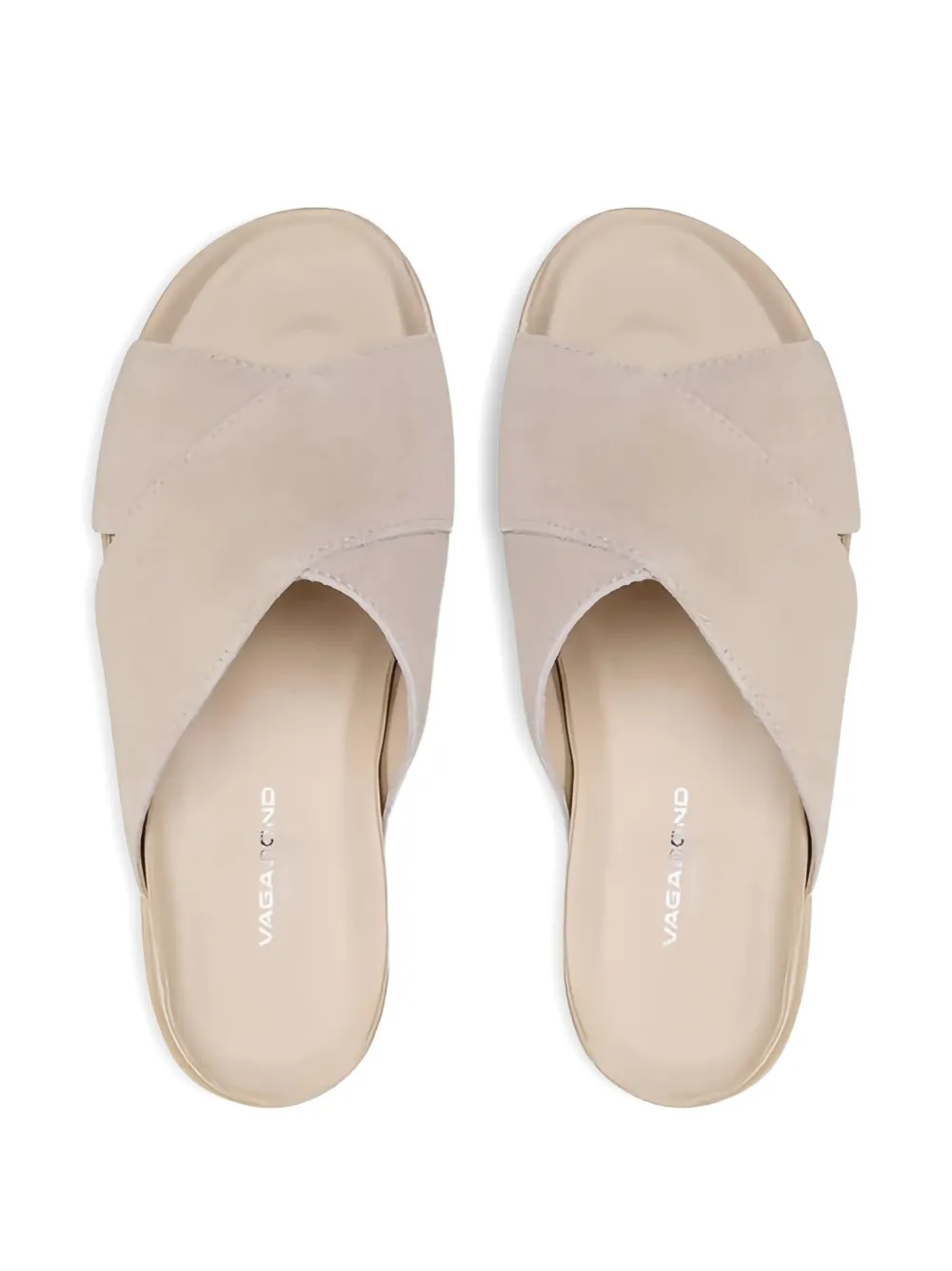 VAGABOND Erin cross-strap platform sandals Neutrals