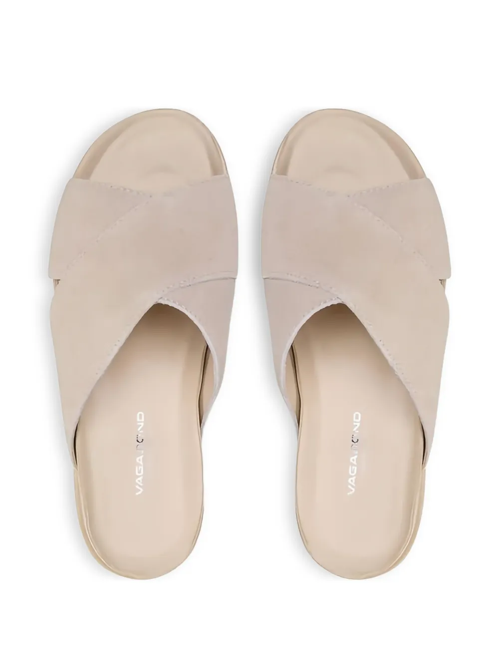 VAGABOND Erin cross-strap platform sandals Neutrals