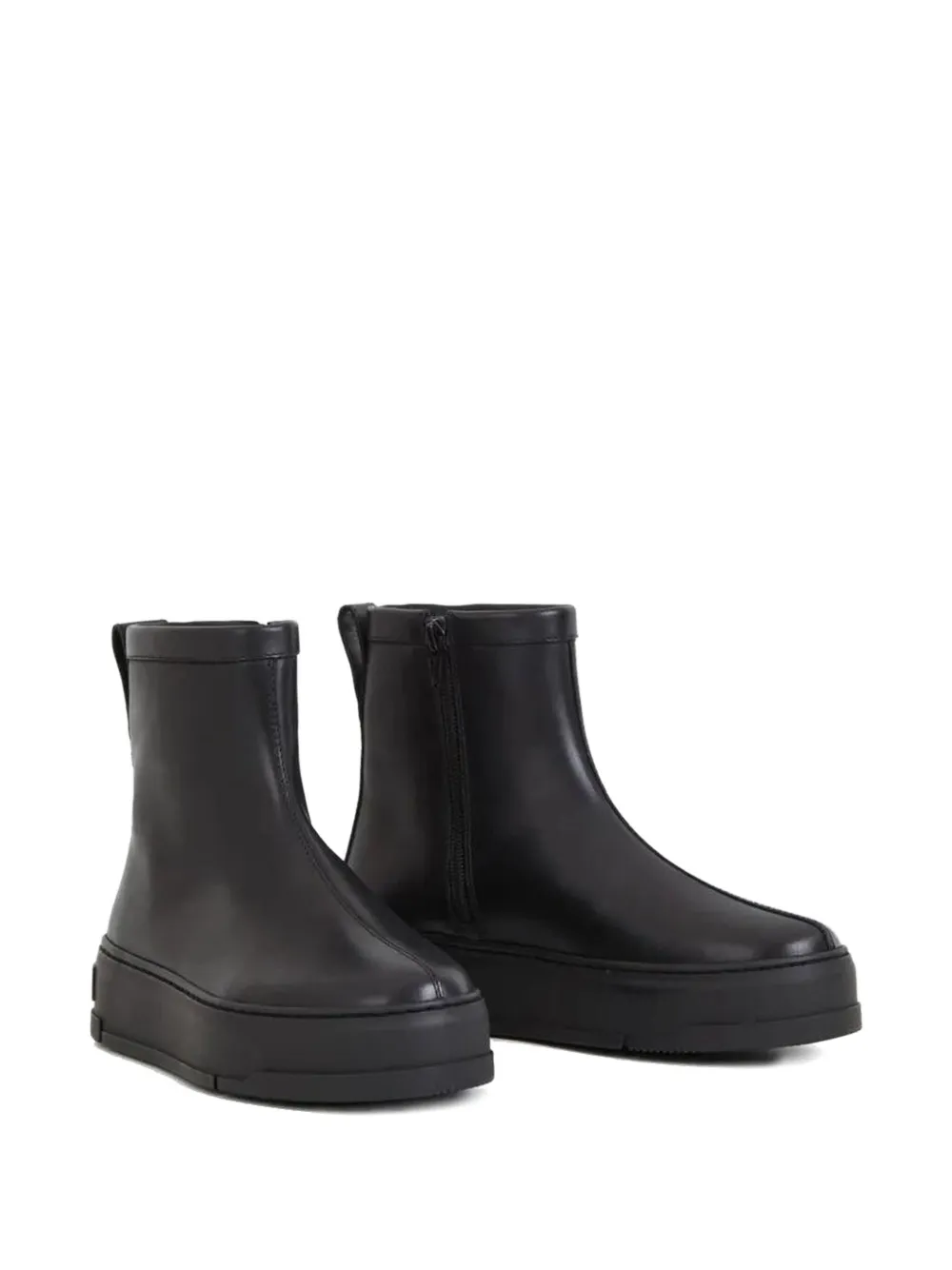 VAGABOND Stacy elastic-panel platform boots Black